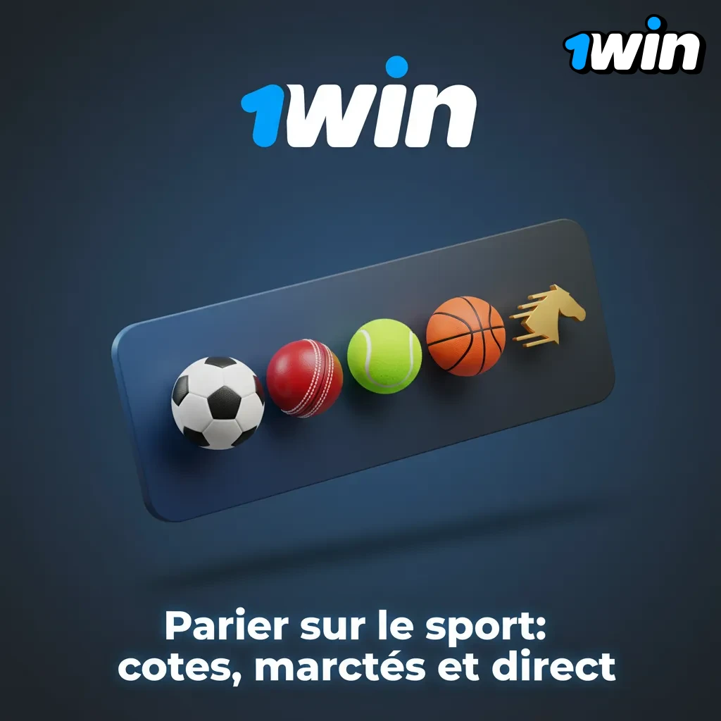 Interface de paris sportifs avec cotes et marchés en direct, stats temps réel, football, basket, tennis, rugby et eSports.