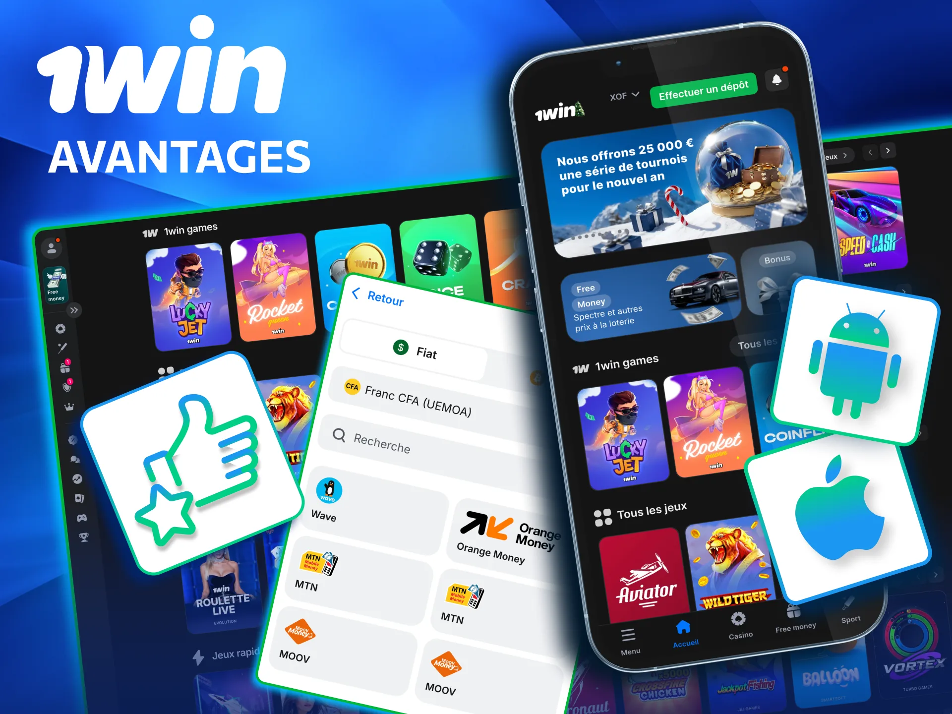 Plateforme 1win Côte d’Ivoire sécurité et simplicité.