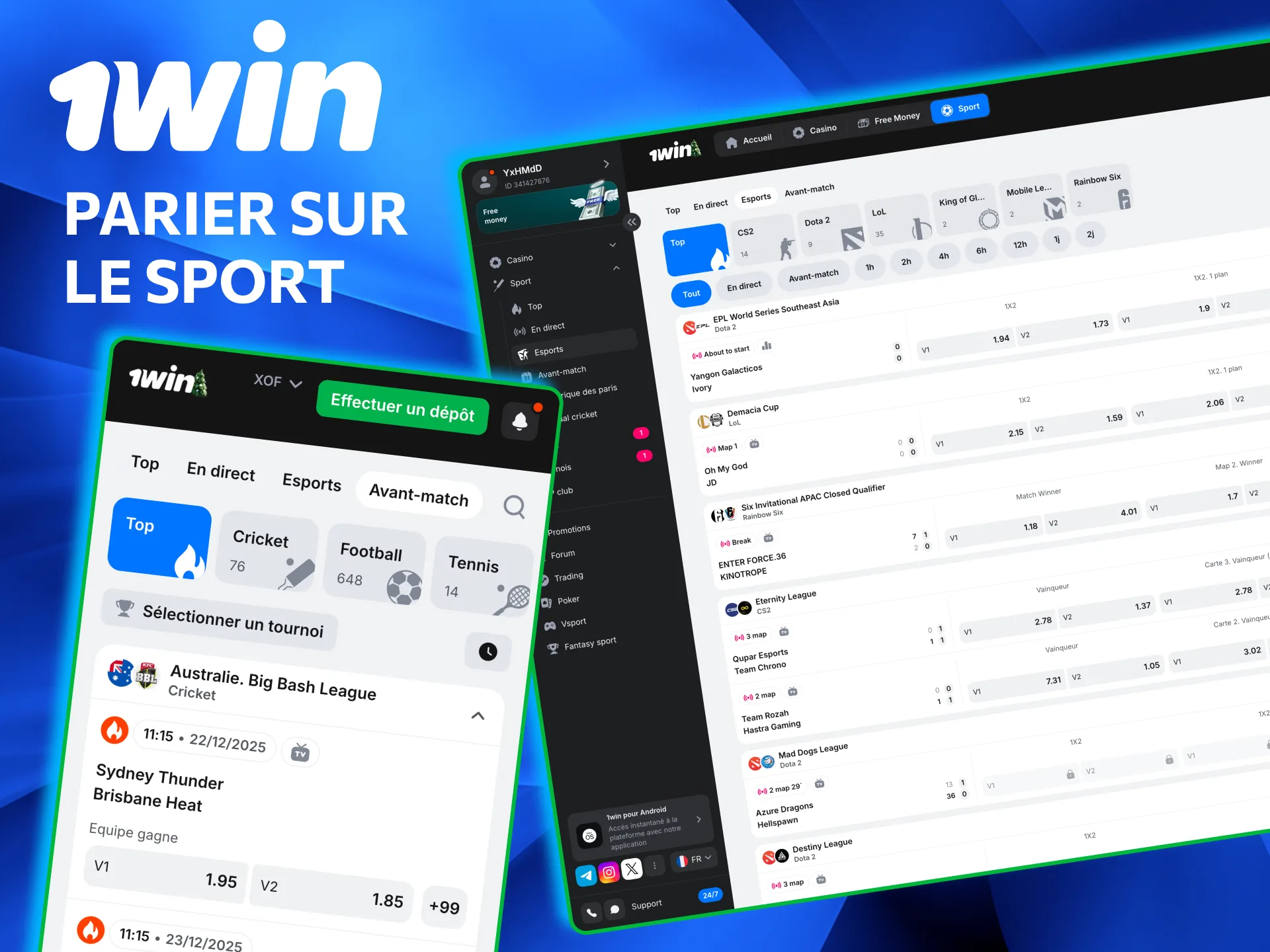 1win paris sportifs en direct sur plus de 25 disciplines.