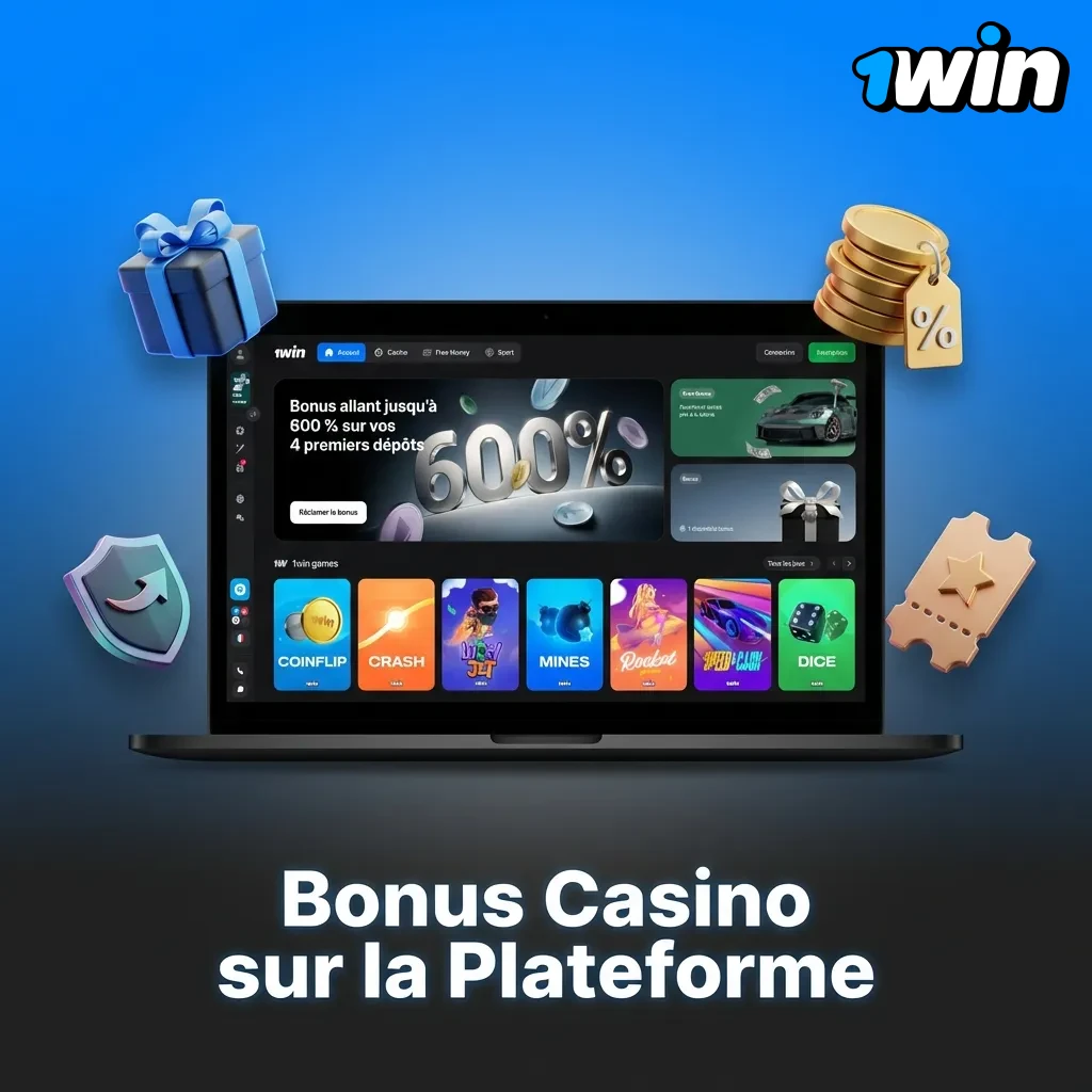 Casino bonus interface showing slots, table games, live dealer options, and weekly cashback on gaming platform