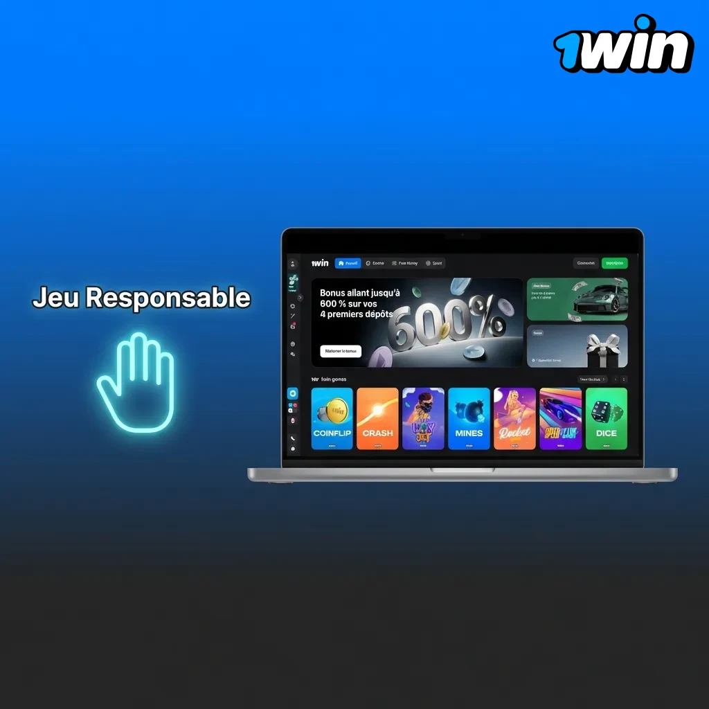 Responsible gaming tools interface showing deposit limits, self-exclusion options, and player protection features