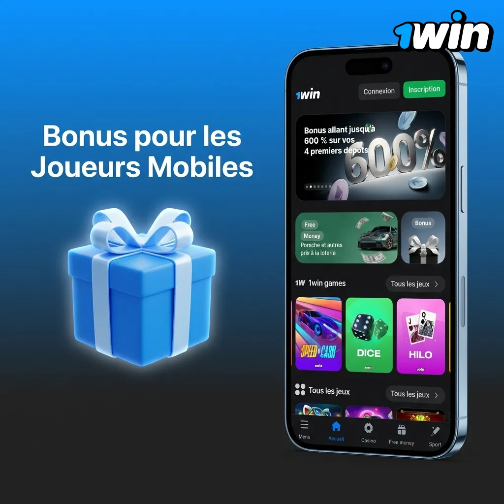 Mobile betting app showing welcome bonus of 500% across four deposits and reload bonuses for African sports betting