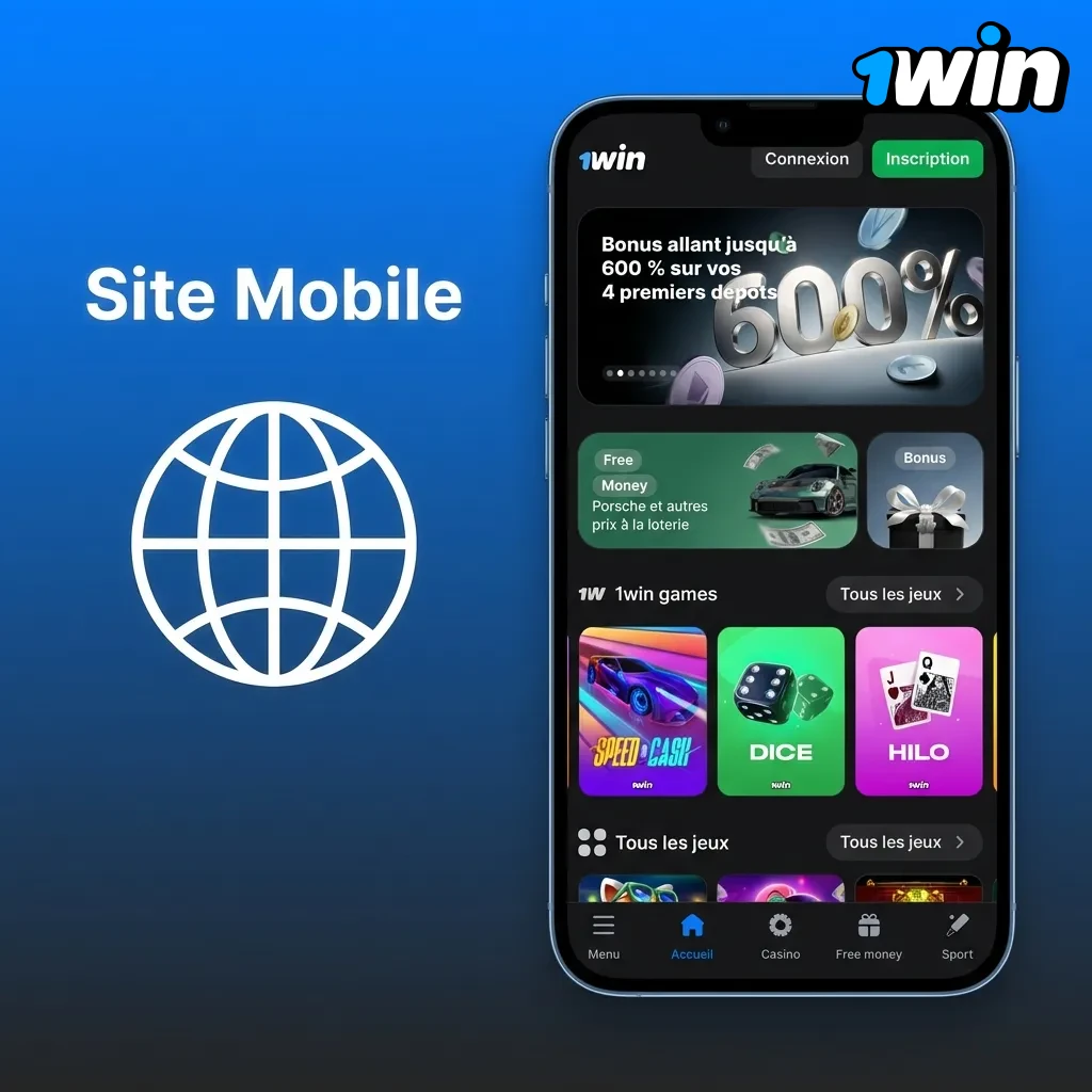 Responsive mobile site interface displaying betting features across multiple devices and browsers