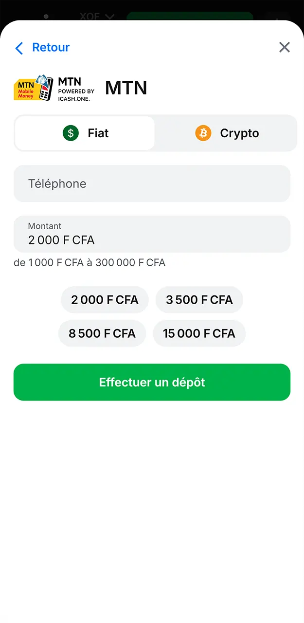 Utilisez un moyen de dépôt sécurisé pour jouer à Lucky Jet sur 1win.